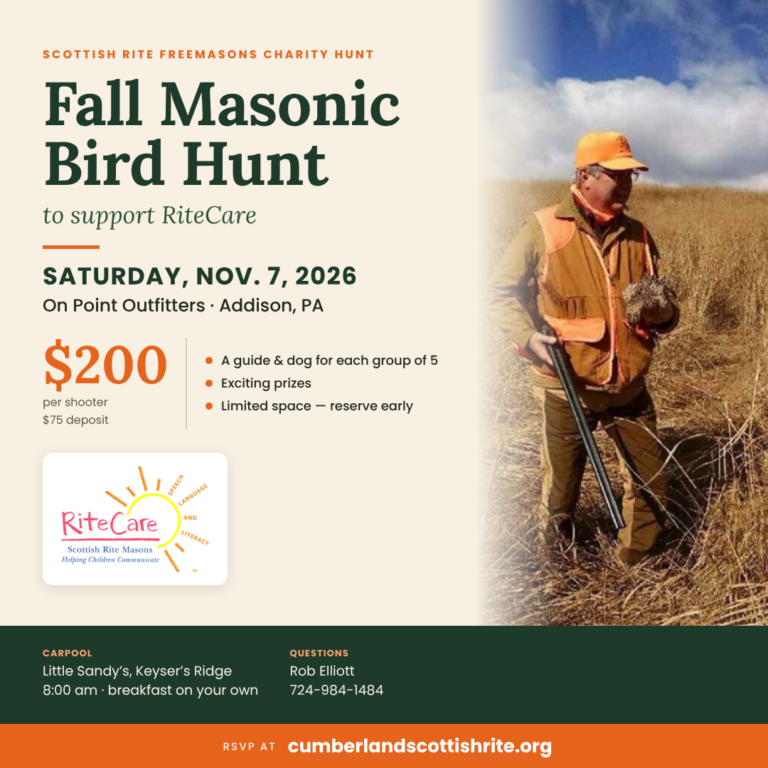 Fall Masonic Bird Hunt